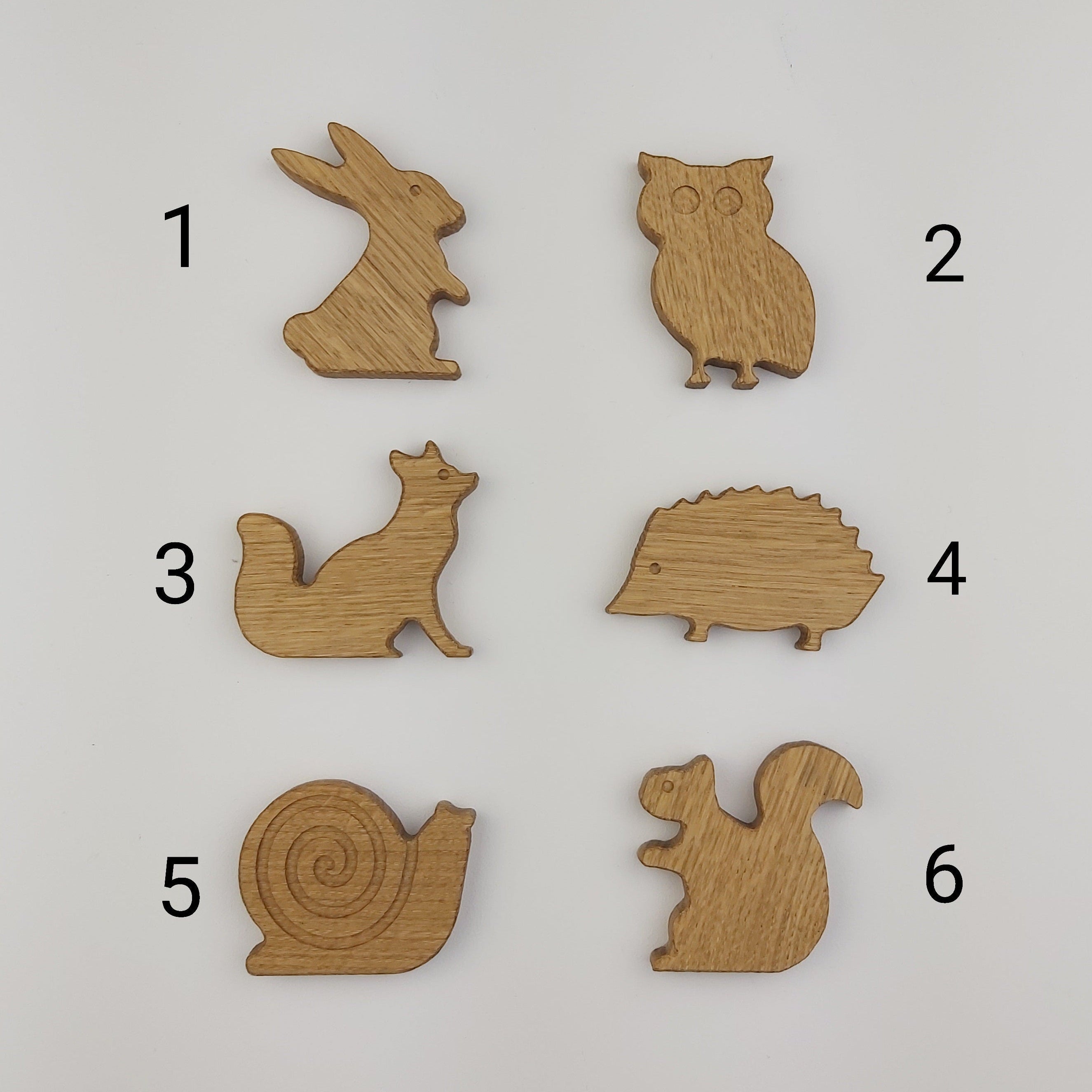 Woodland Animal Wall Hooks | Kids Bedroom Decor
