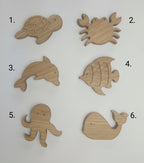 Ocean Wall Hooks | Kids Bedroom Decor