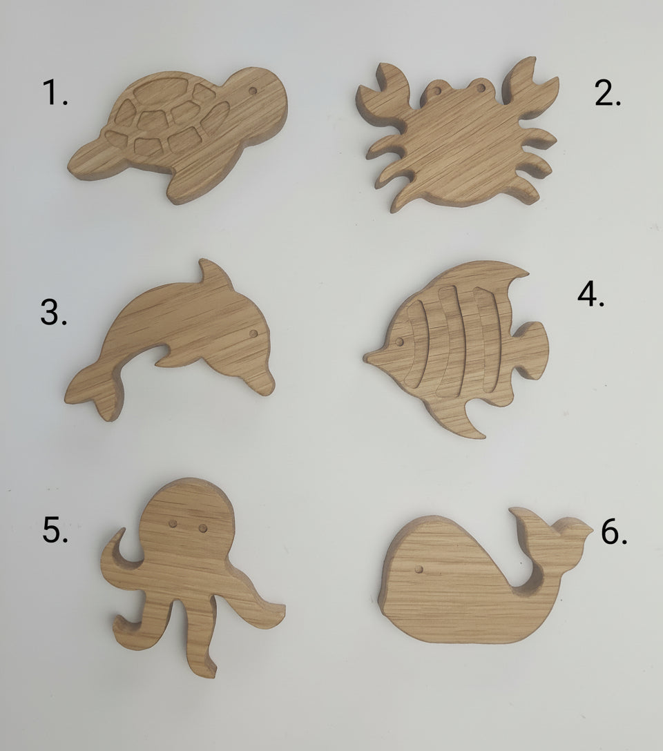 Ocean Wall Hooks | Kids Bedroom Decor