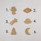 Space Wall Hooks | Kids Bedroom Decor