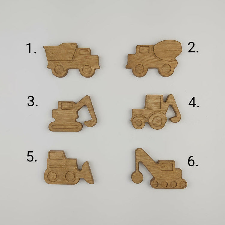 Construction Vehicle Wall Hooks | Kids Bedroom Decor