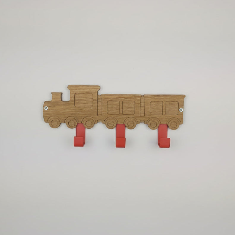 Train Wall Hooks | Kids Bedroom Decor