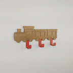Train Wall Hooks | Kids Bedroom Decor