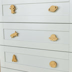 Space drawer knobs close-up right angle - Astronaut Planet Shooting star Alien spaceship Rocket Earth