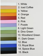 Wall hooks - 15 color swatch chart available oak nursery decor customizable
