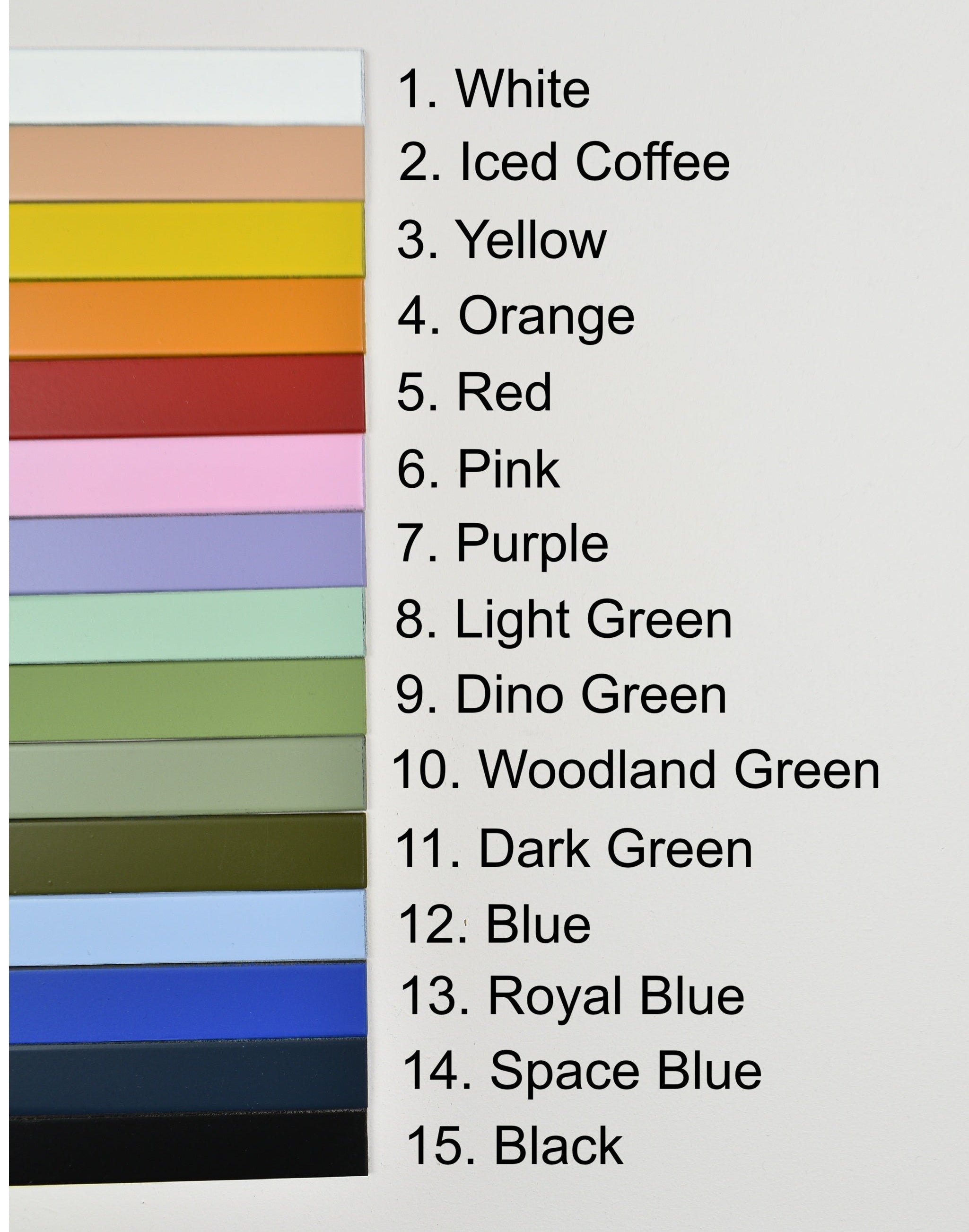 Colourful steel wall hooks - 15 colour swatch chart available coat hooks customizable