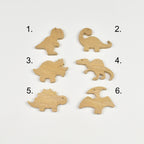 Dinosaur wall hooks - 6 designs numbered reference guide t-rex brachiosaurus triceratops spinosaurus stegosaurus pterodactyl