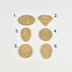 Superhero wall hooks - 6 designs numbered reference guide batman superman spiderman captain america hulk ironman