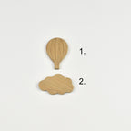 Hot air balloon oak drawer handles design chart - hot air balloon cloud choose your design