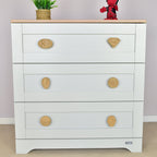 Superhero drawer knobs front view - Batman Superman Spiderman Captain America Hulk Iron Man oak nursery decor