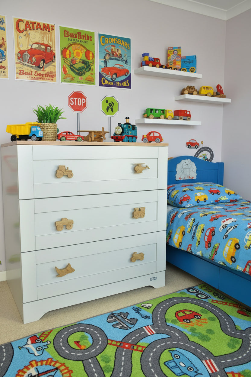 Vehicle Drawer Knobs l Transport Nursery pulls