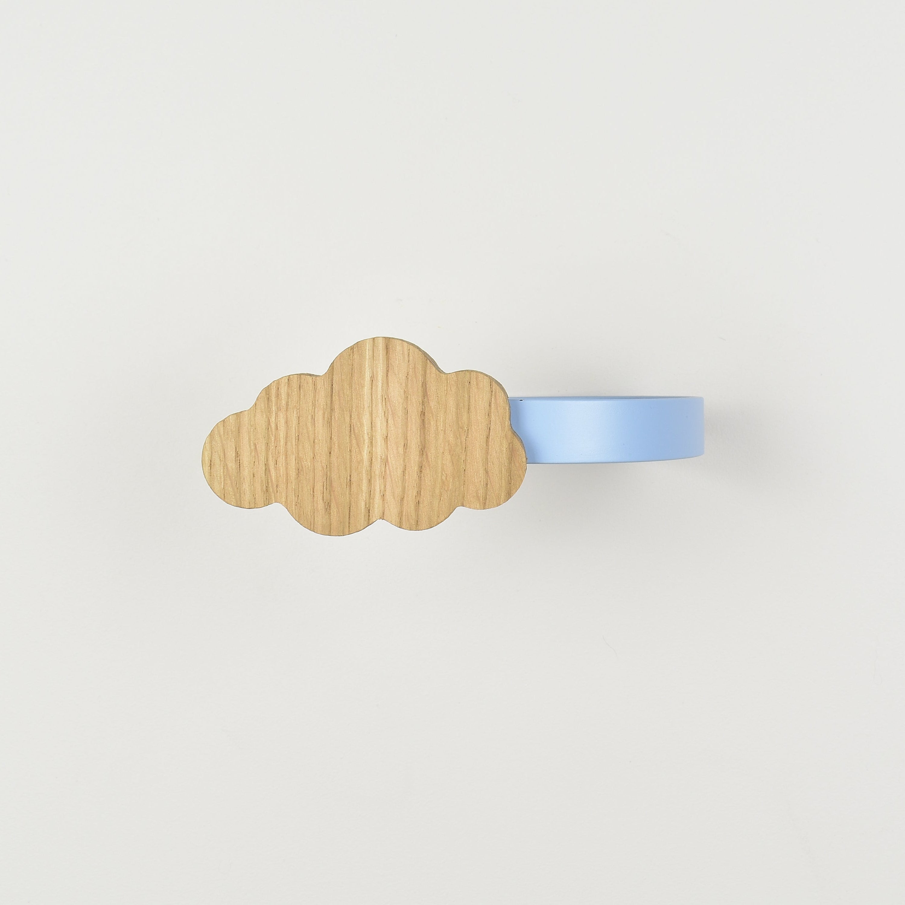 curtain tieback front view - cloud oak tieback for kids