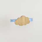 Cloud curtain tieback back view showing fixings - curtain holdbacks for kids