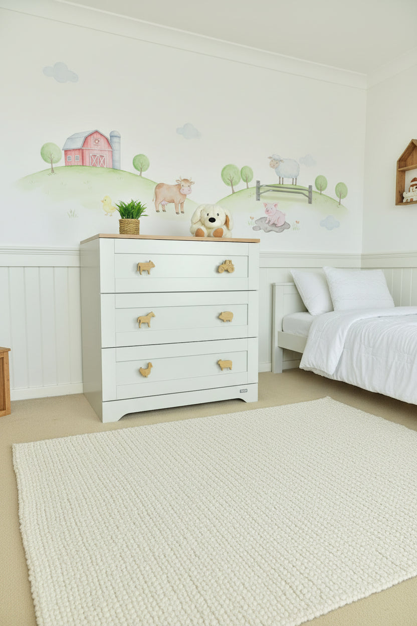 Farm Drawer Knobs l Farmyard Nursery Pulls | Kids Bedroom Décor