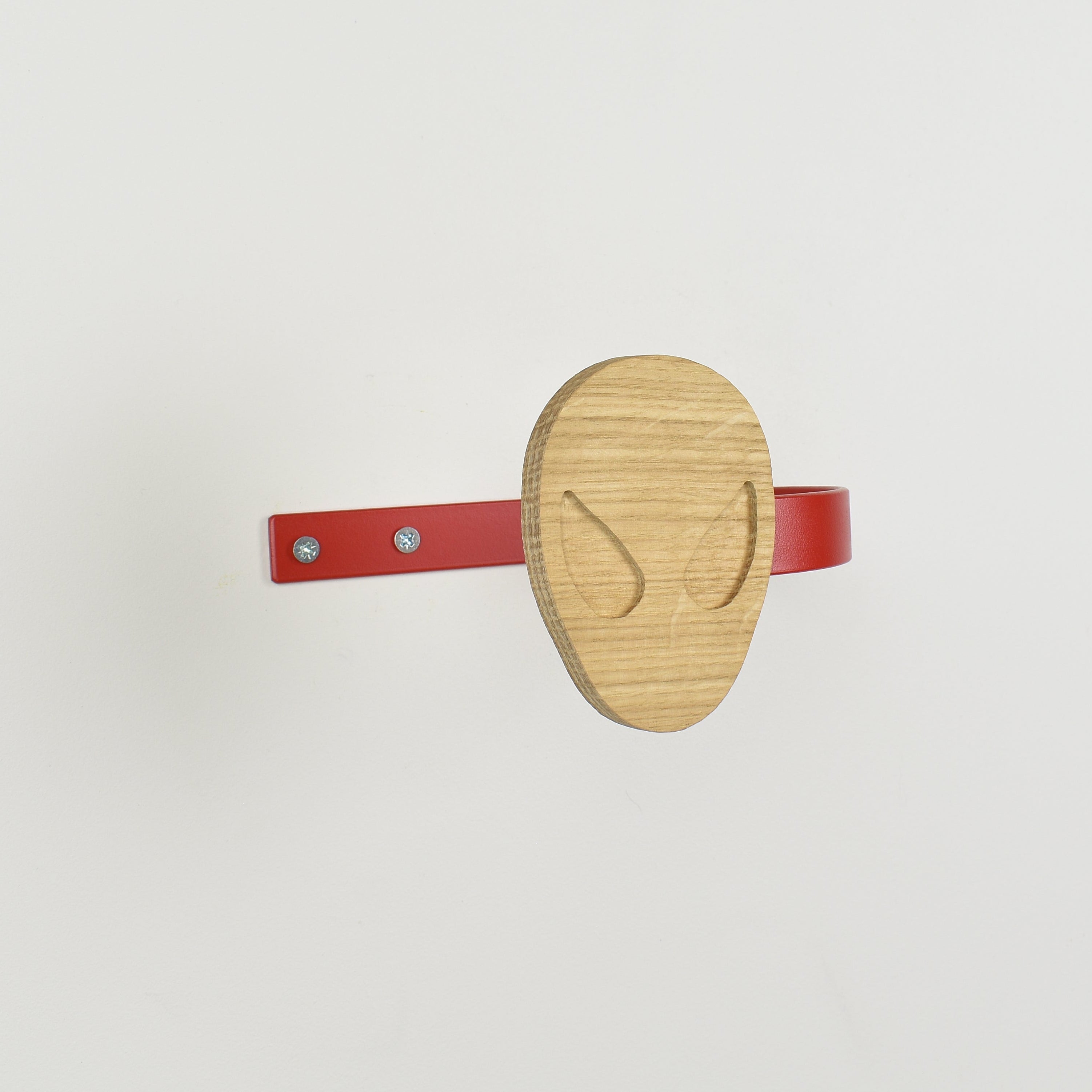 Superhero curtain tieback back view showing fixings - curtain holdbacks for kids