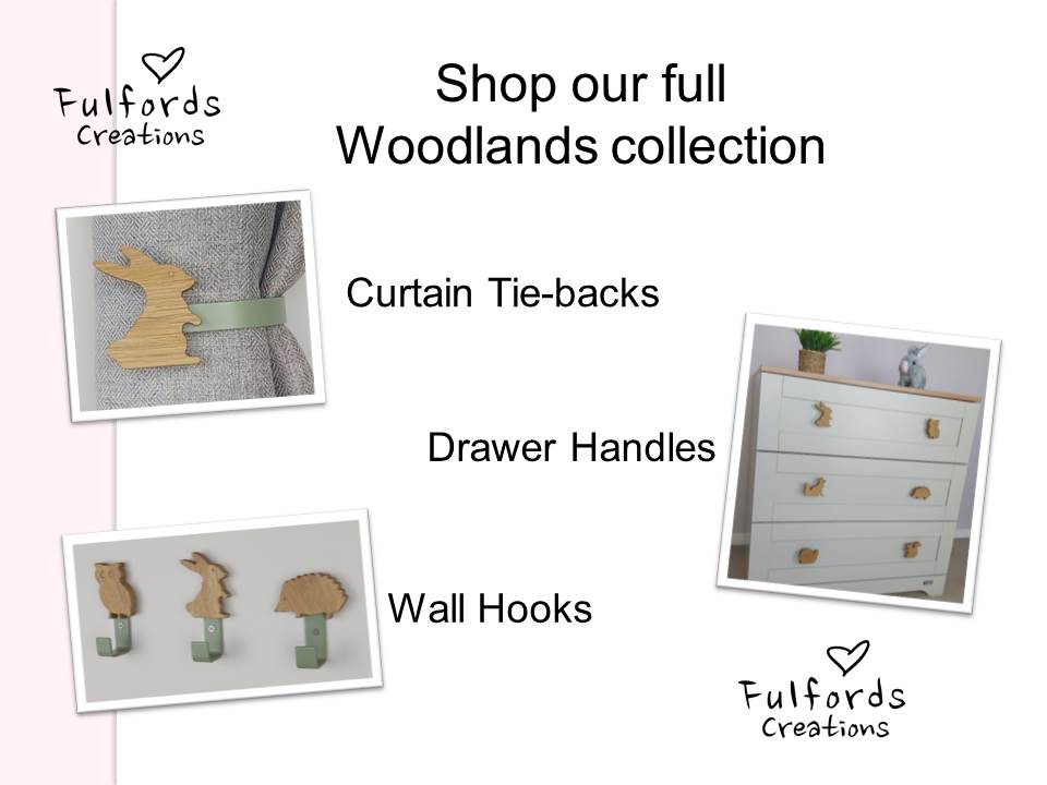 Woodland Animal Wall Hooks | Kids Bedroom Decor