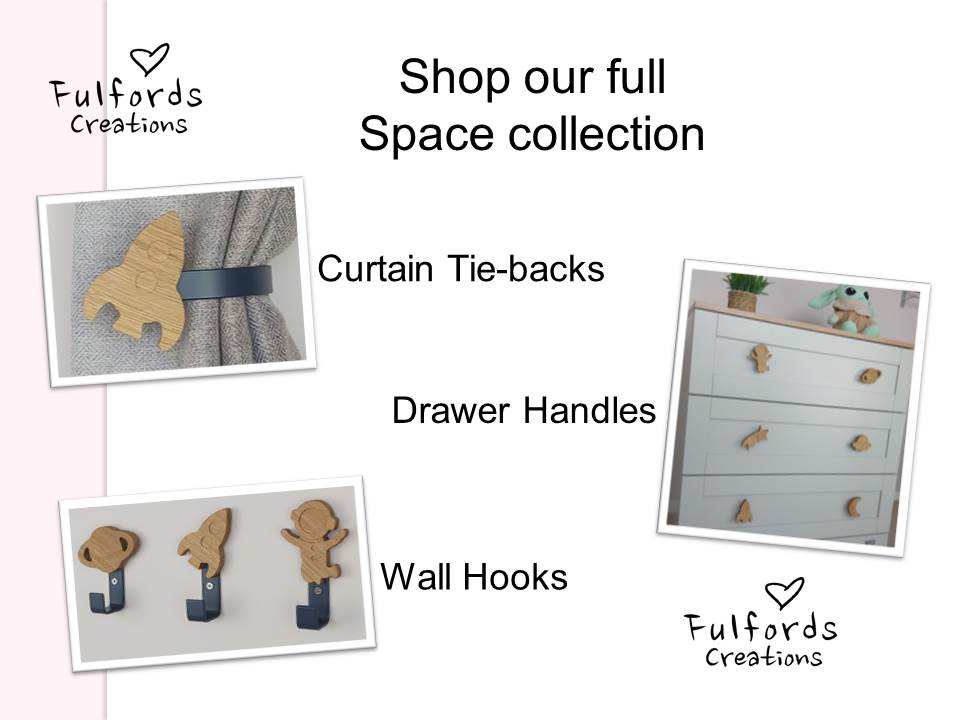 Space Wall Hooks | Kids Bedroom Decor
