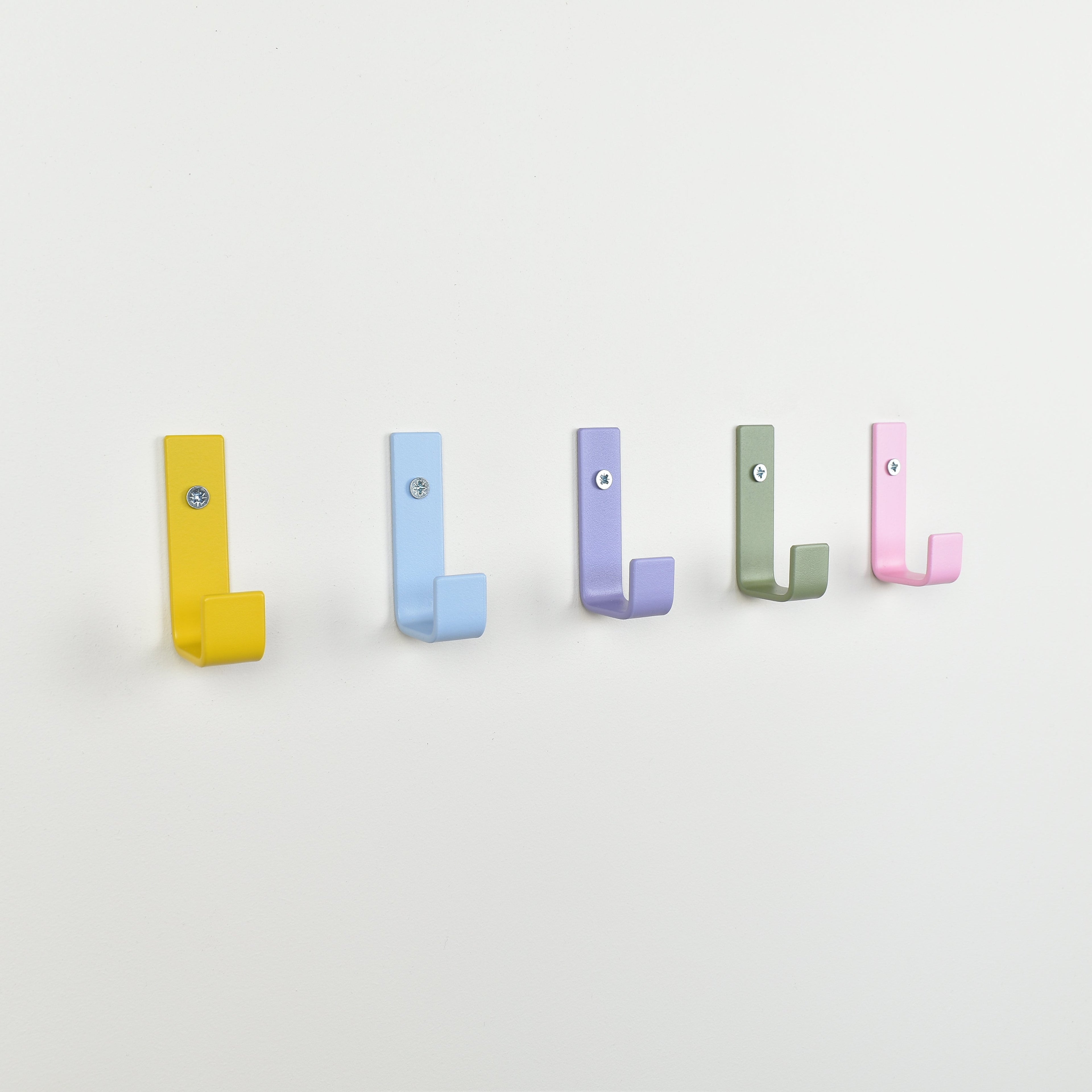 colourful metal wall hooks for kids room & home decor
