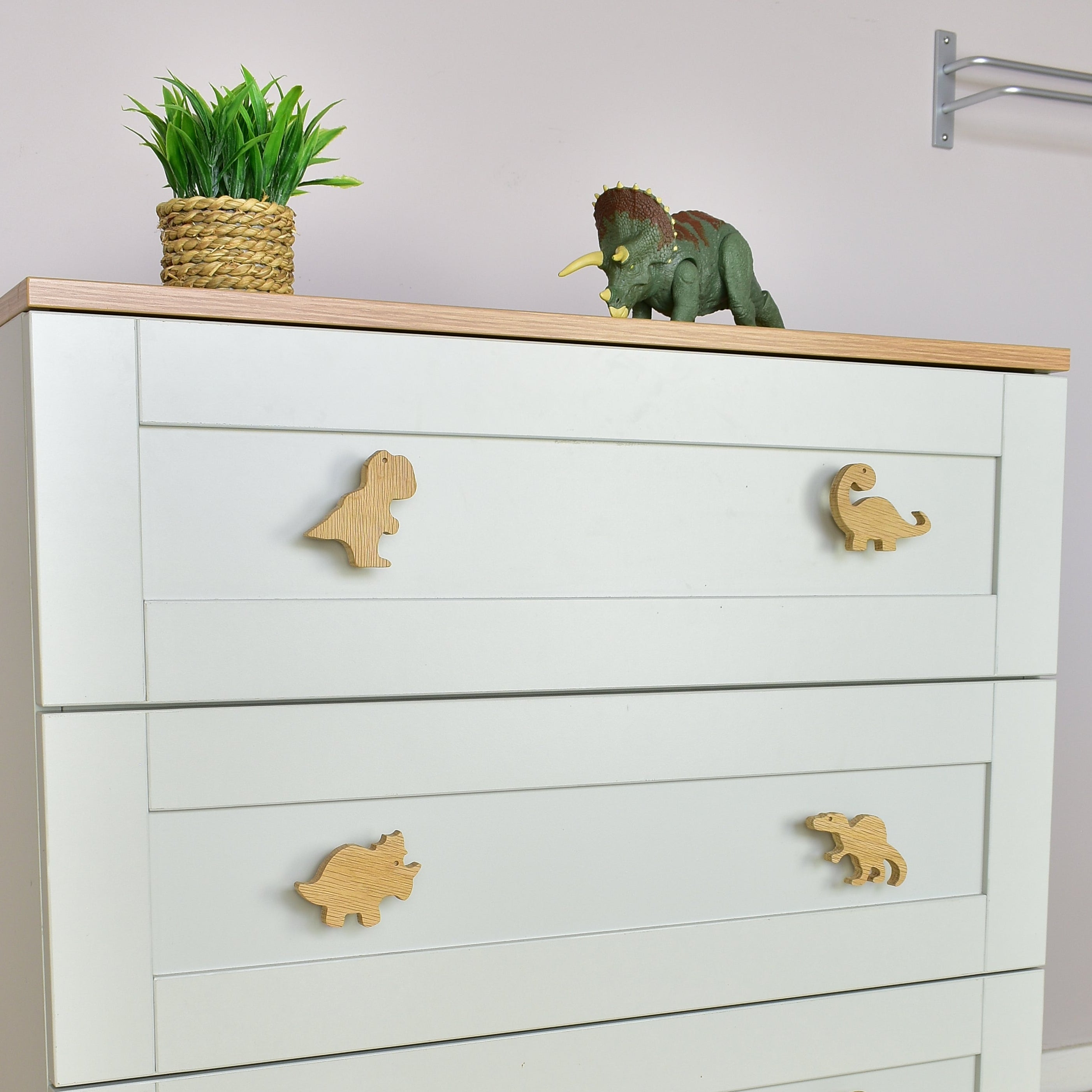 Dinosaur Animal Drawer Knobs Kids Drawer Pull Handles
