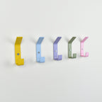 colourful double wall hooks for kids room & home decor