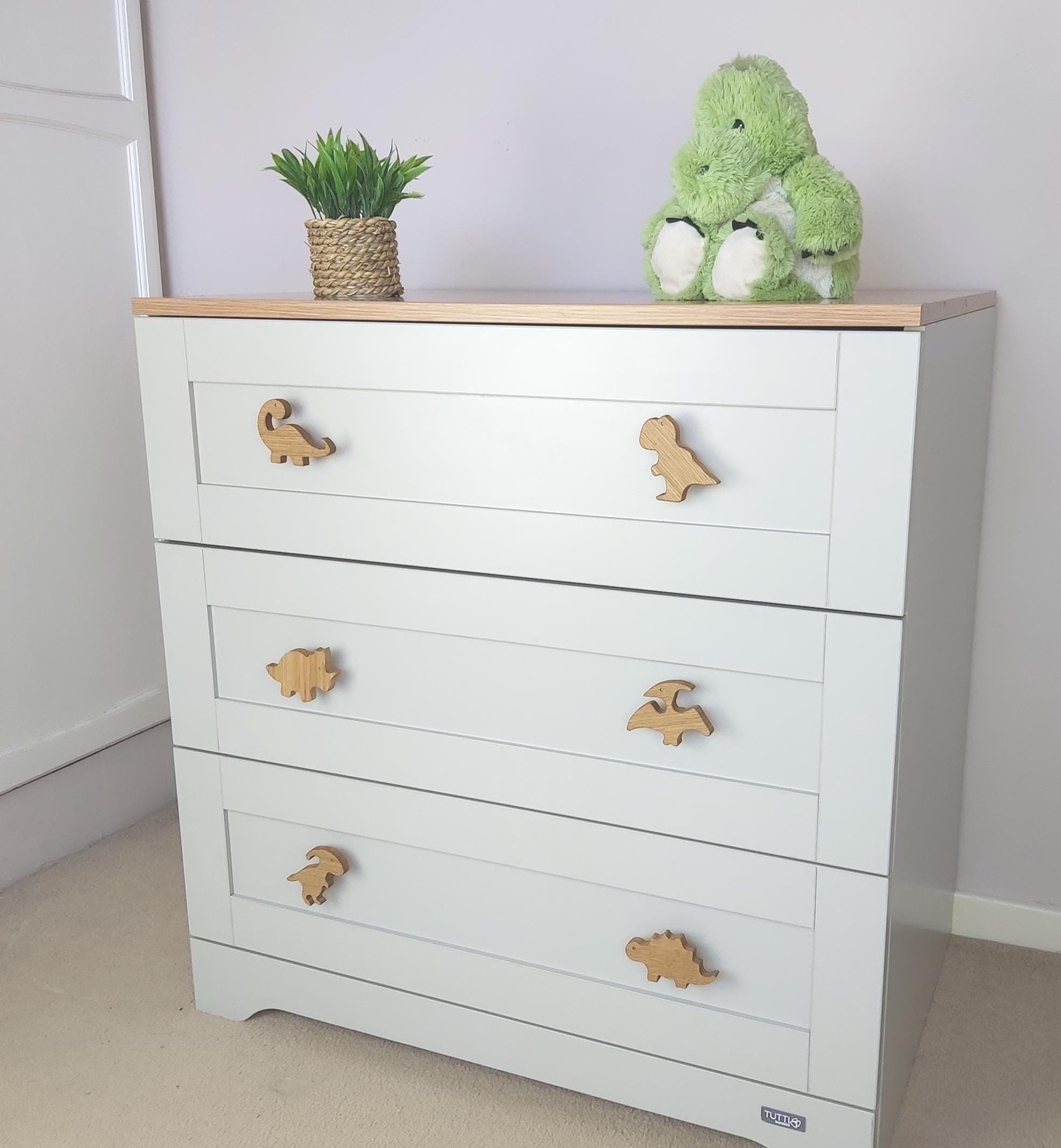 Dinosaur Drawer Knobs | Kids Bedroom Decor