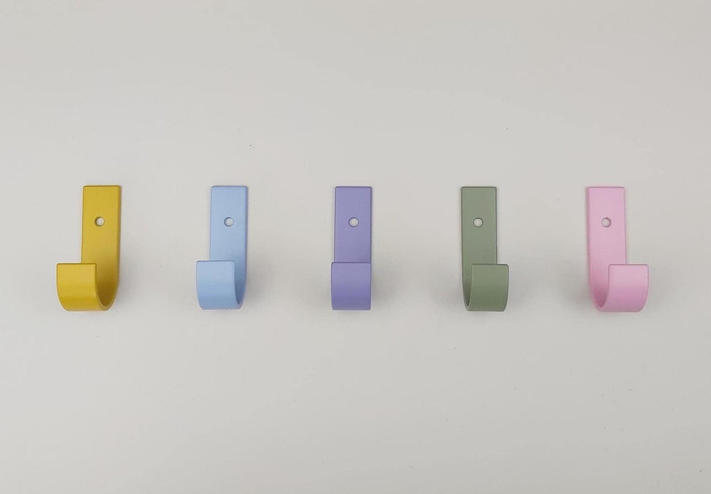 Colourful Steel J Hooks | Various Colours