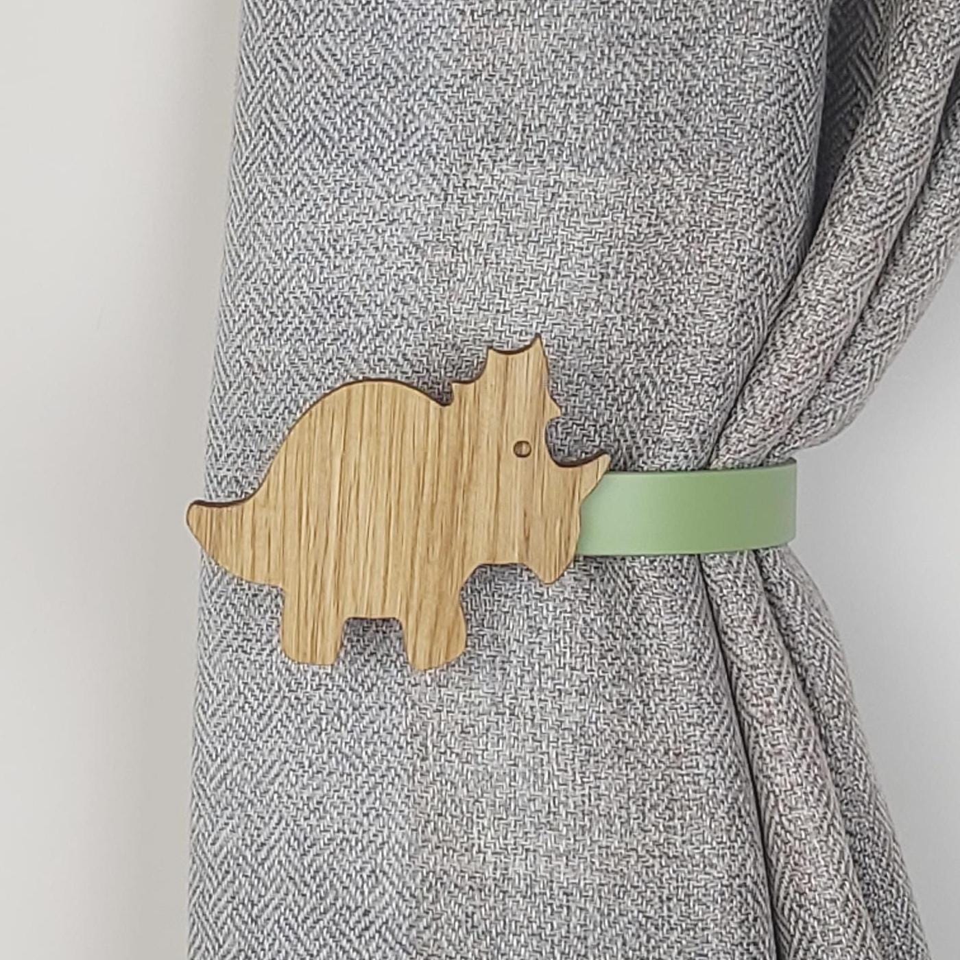 Dinosaur Curtain Tieback | Kids Bedroom Decor