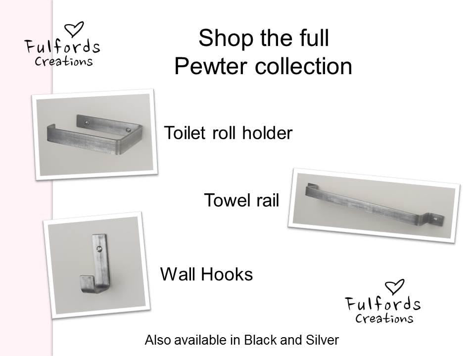 Pewter Wall Hook | Industrial Decor