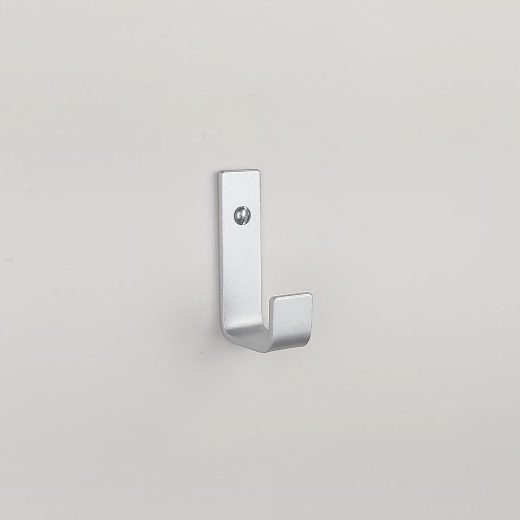 Silver wall hook | Industrial Decor