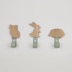 Woodland Animal Wall Hooks | Kids Bedroom Decor