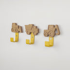 Construction Vehicle Wall Hooks | Kids Bedroom Decor