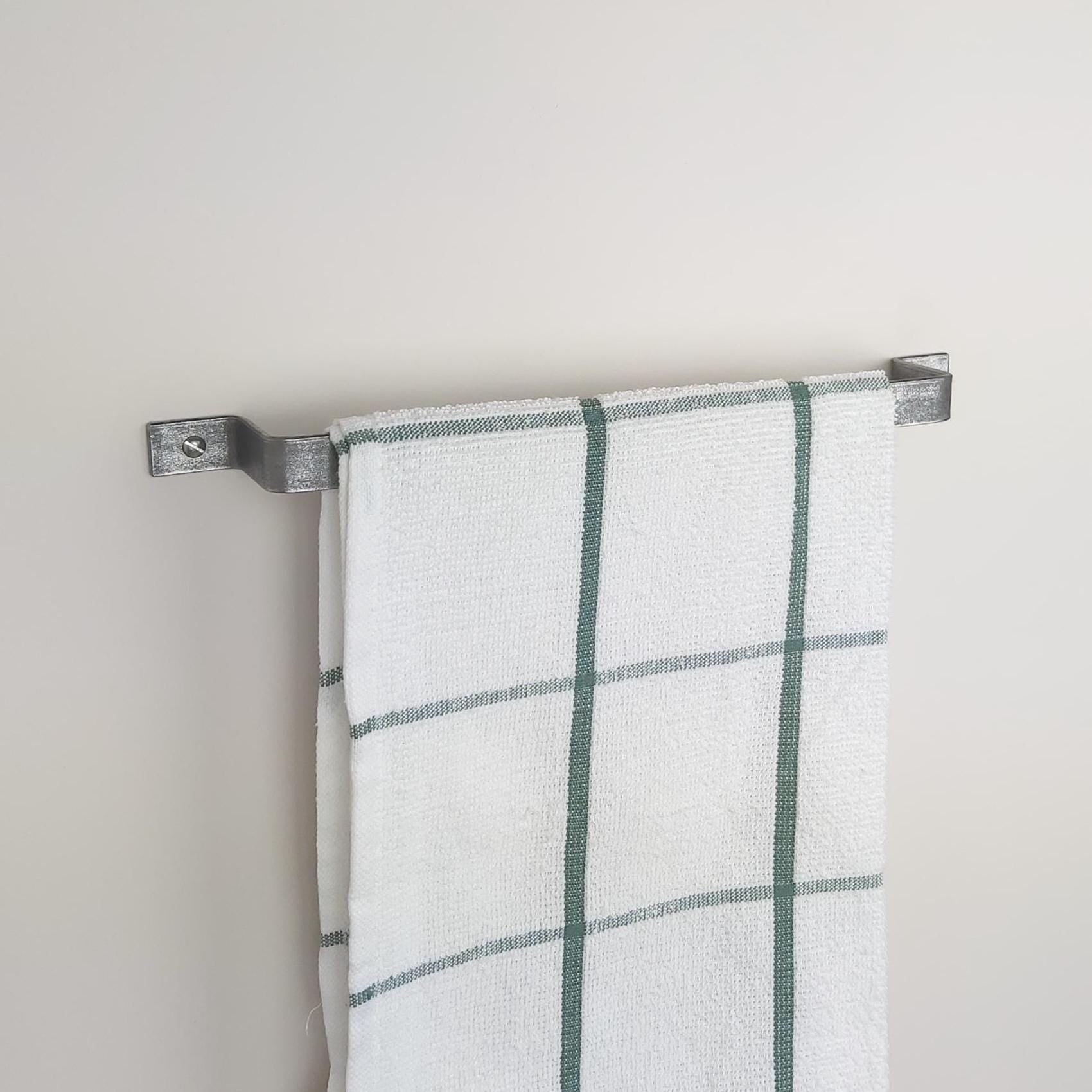Pewter Towel Rail | Industrial Decor