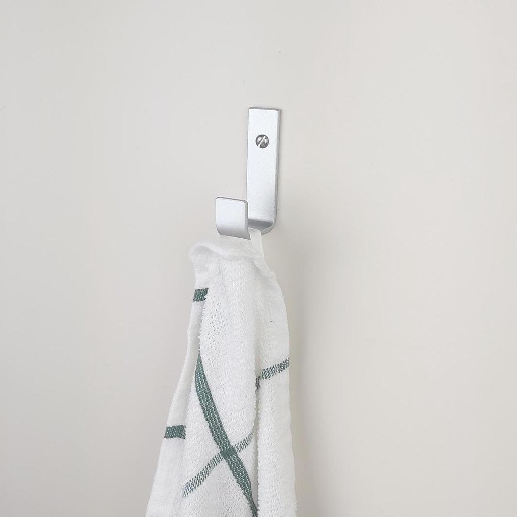 Silver wall hook | Industrial Decor