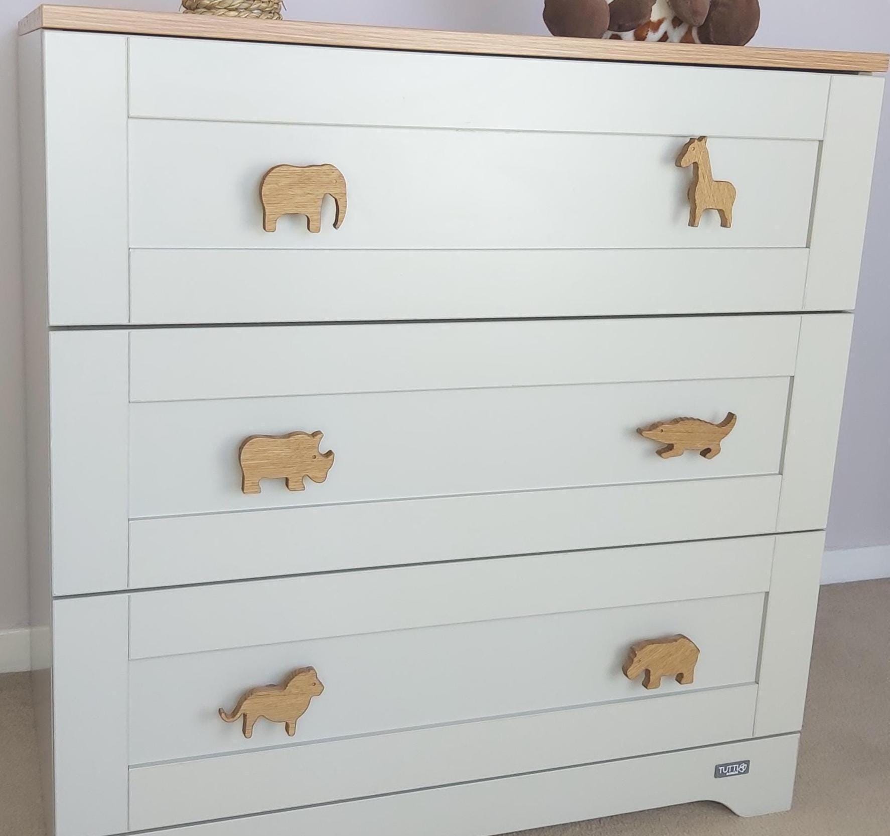 Safari Animal Drawer Knobs | Kids Bedroom Decor