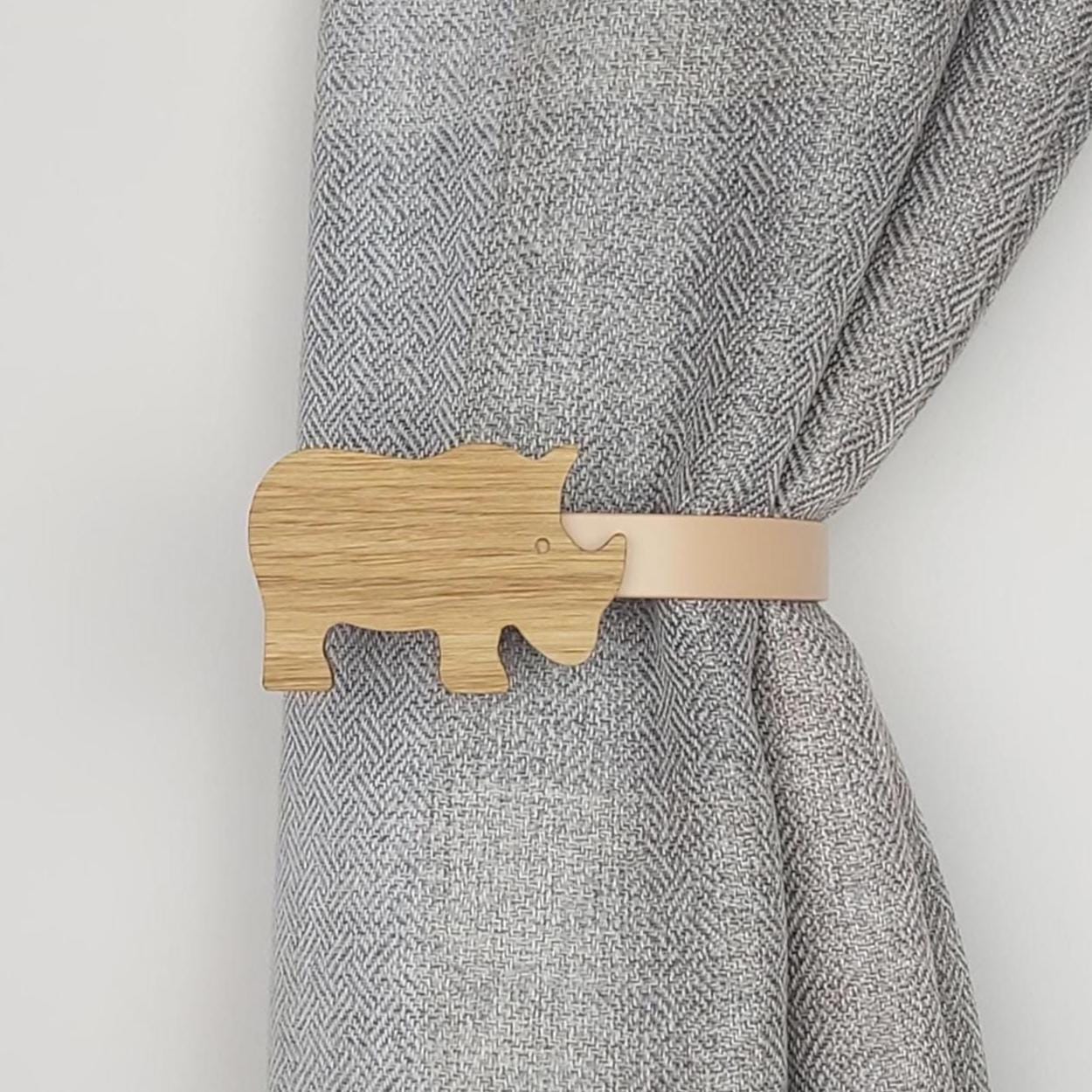 Safari Animal Curtain Tieback | Kids Bedroom Decor