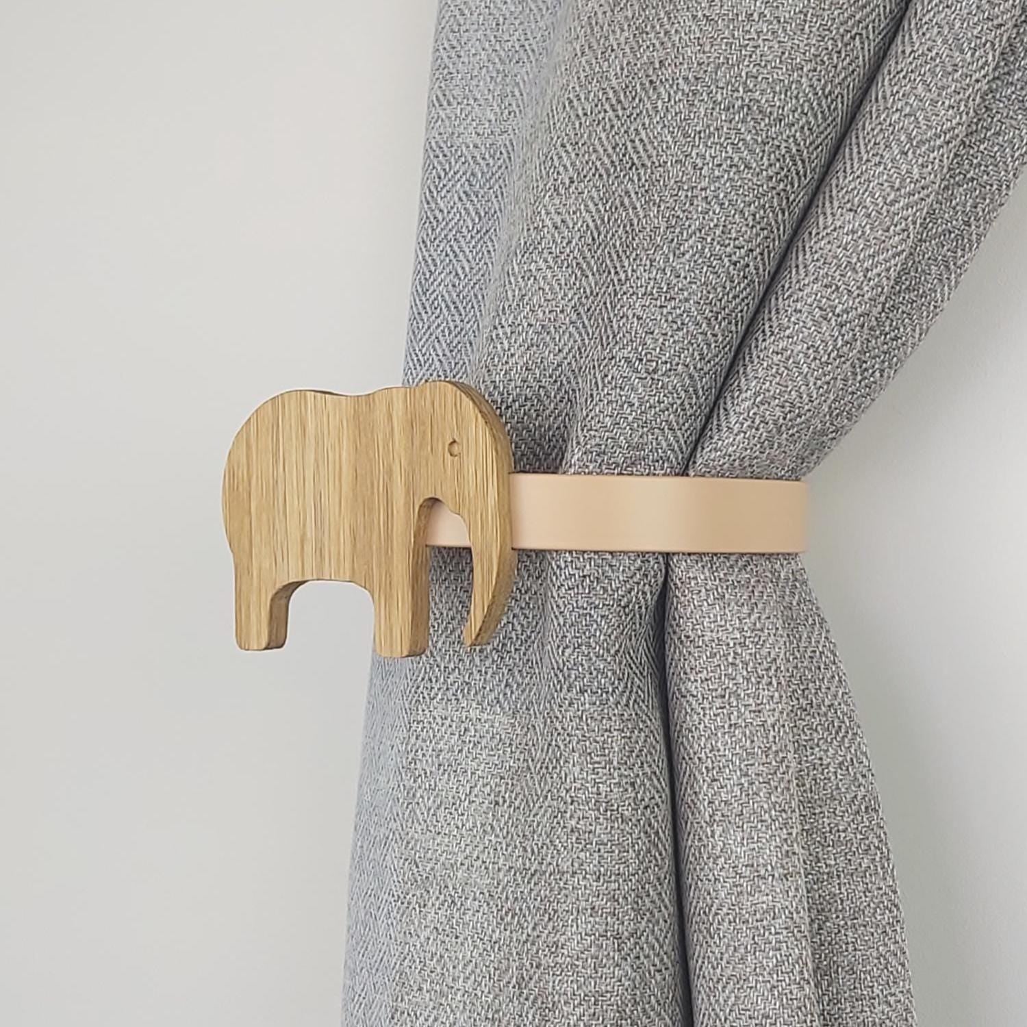 Safari Animal Curtain Tieback | Kids Bedroom Decor