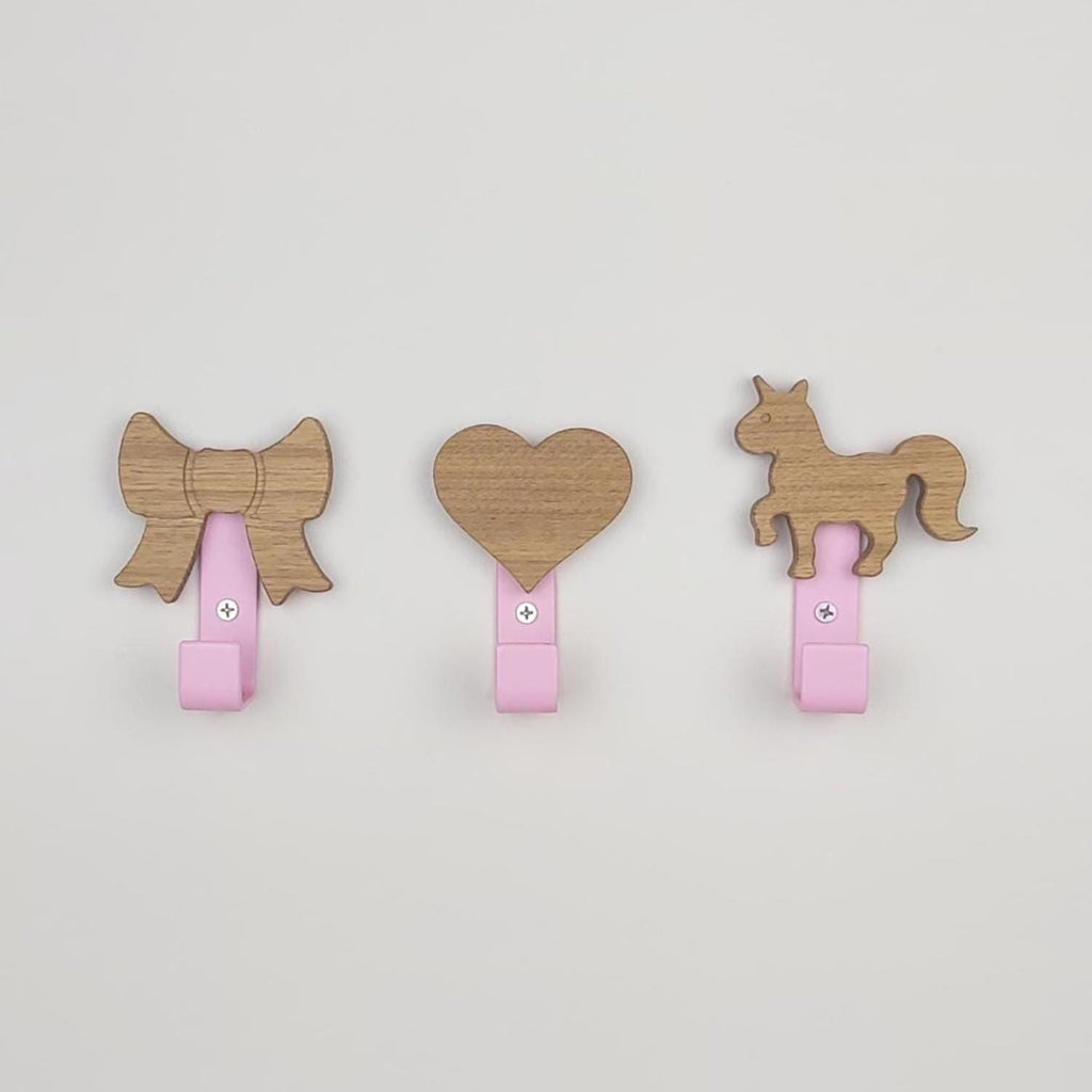 Girls Wall Hooks | Kids Bedroom Decor