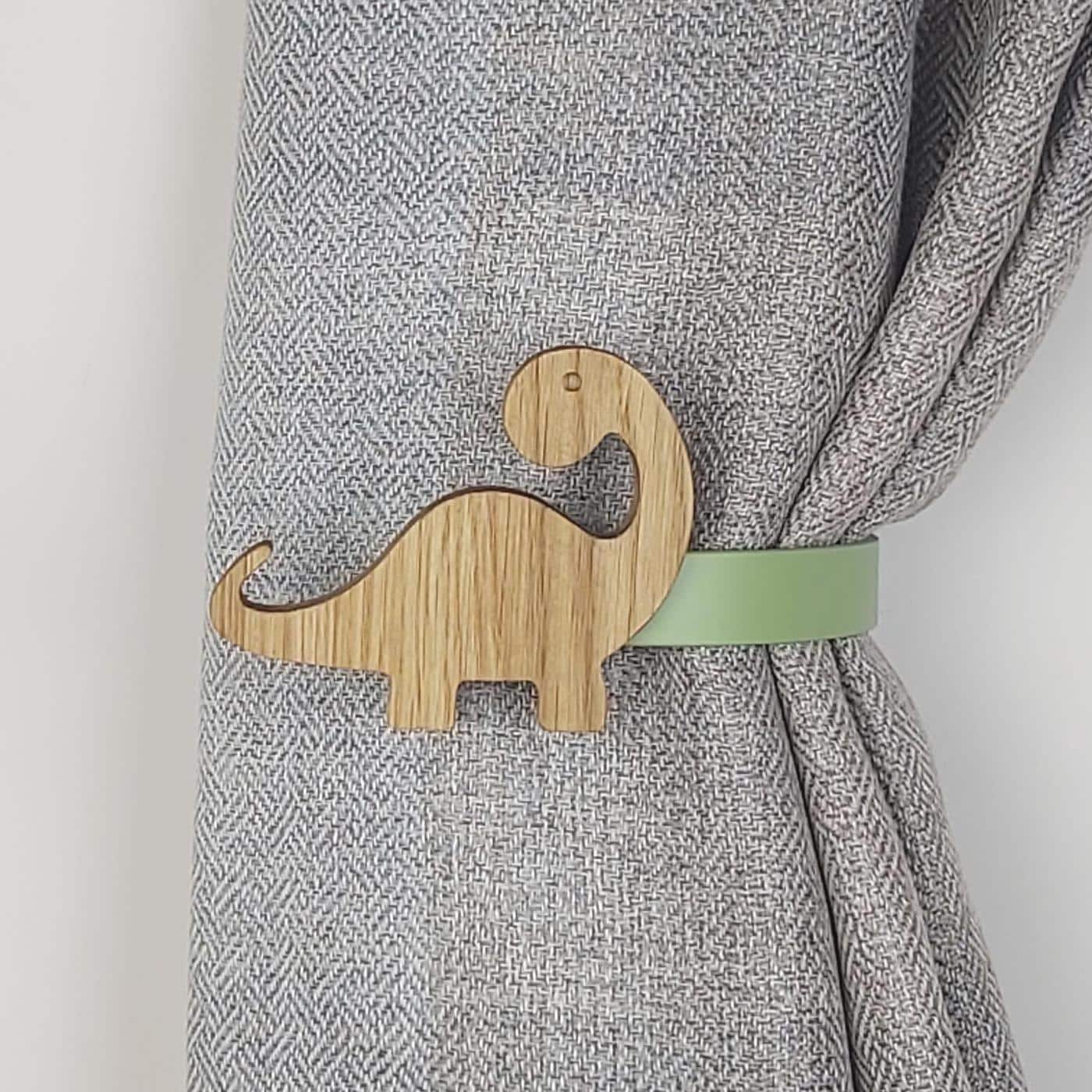 Dinosaur Curtain Tieback | Kids Bedroom Decor