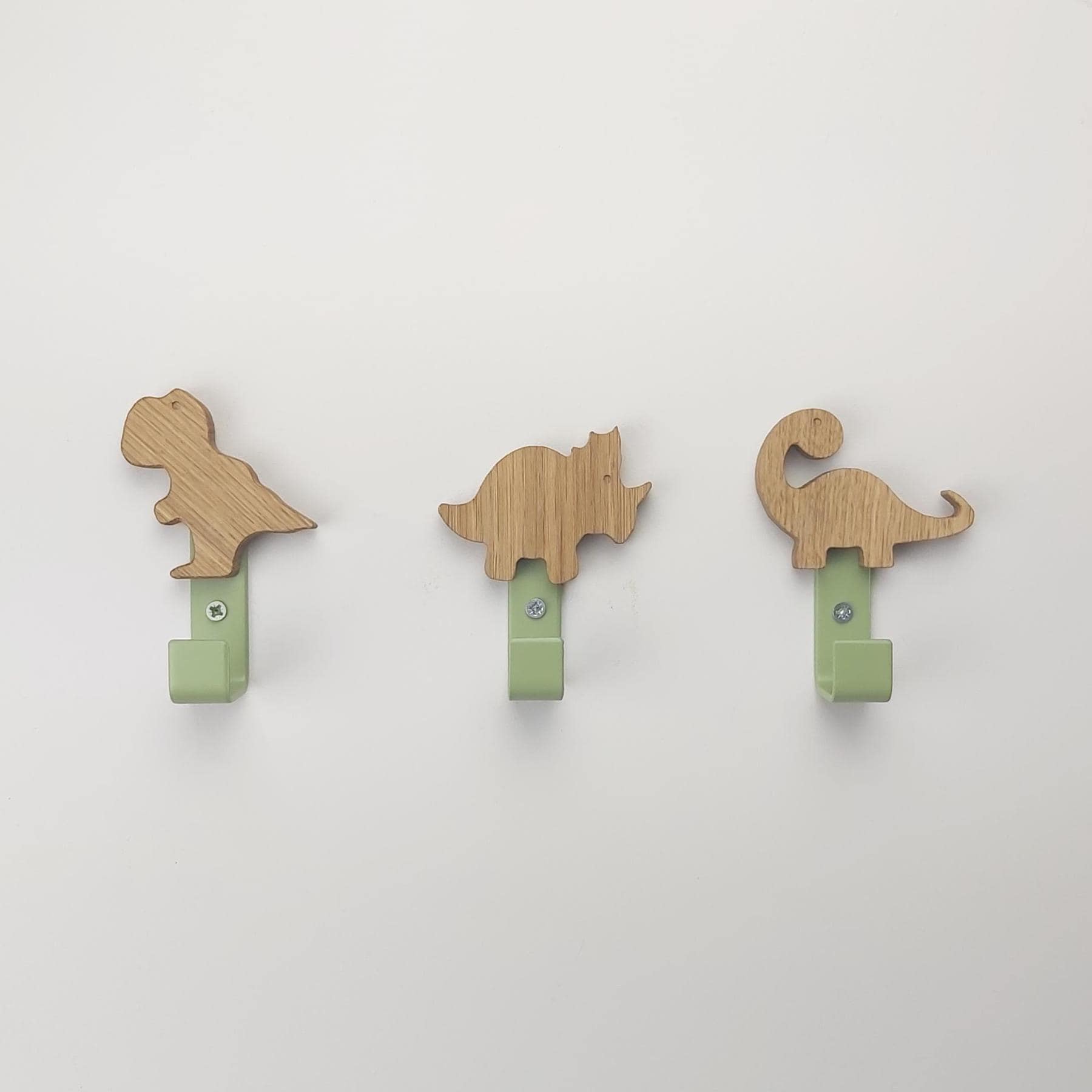Dinosaur Wall Hooks | Kids Bedroom Decor
