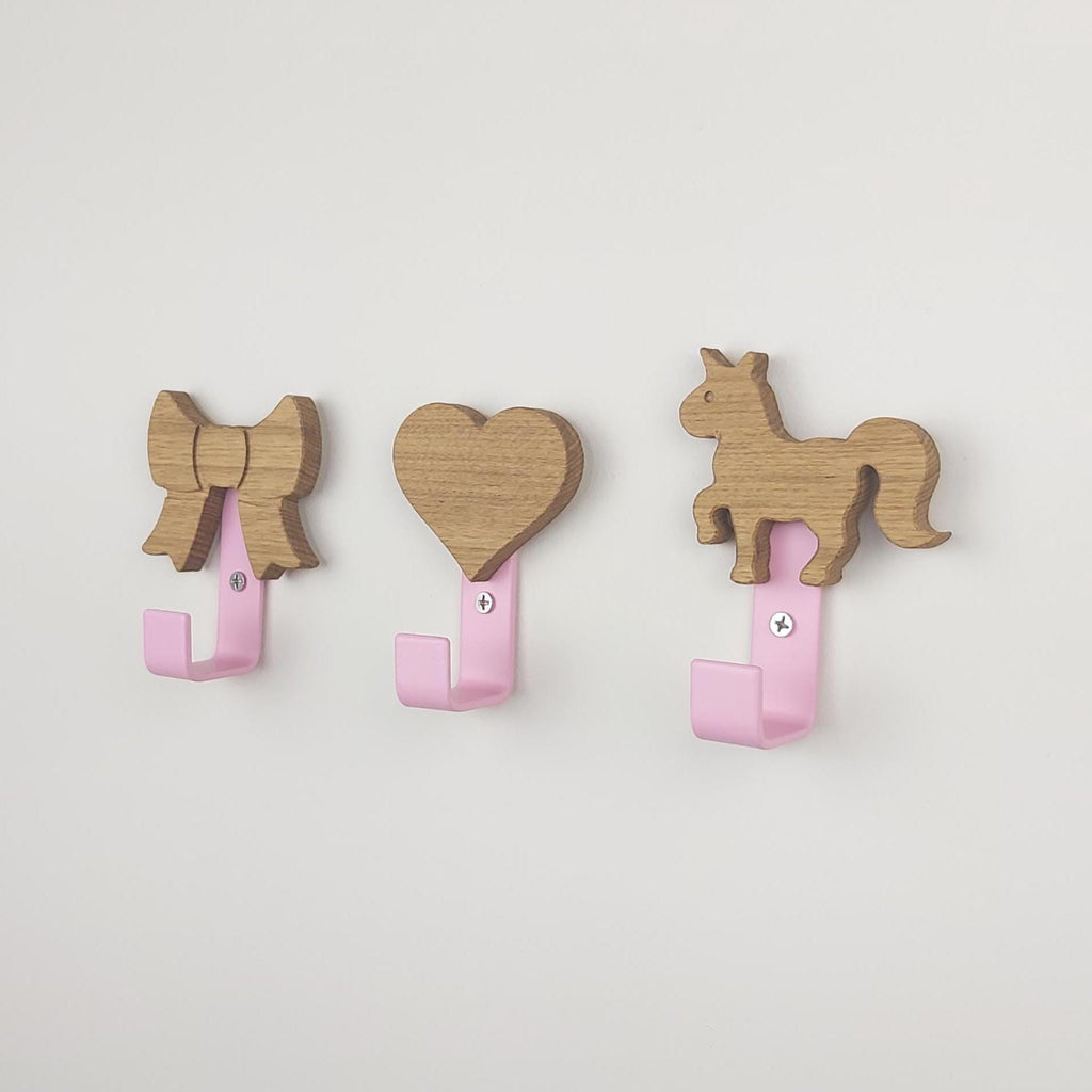 Girls Wall Hooks | Kids Bedroom Decor