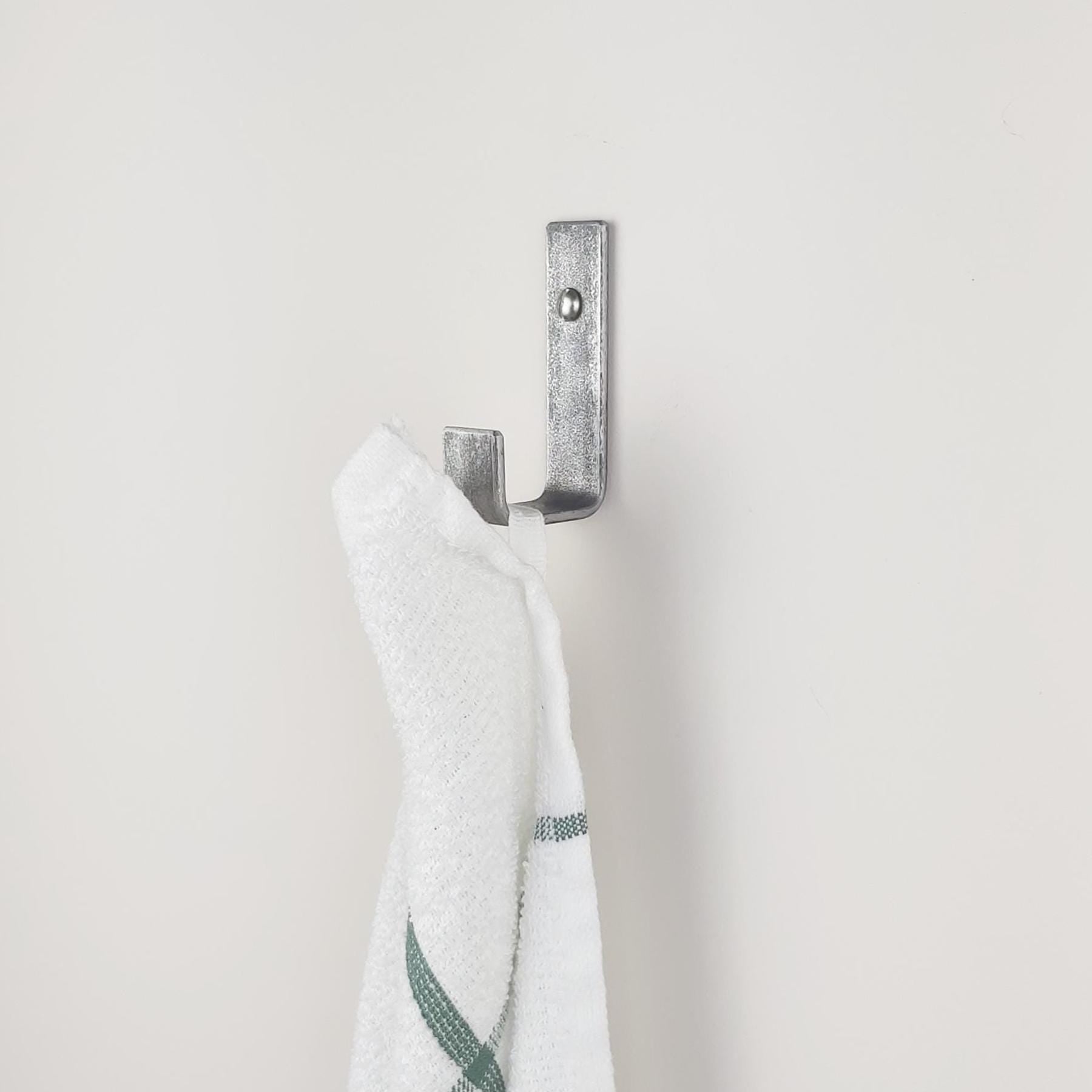 Pewter Wall Hook | Industrial Decor