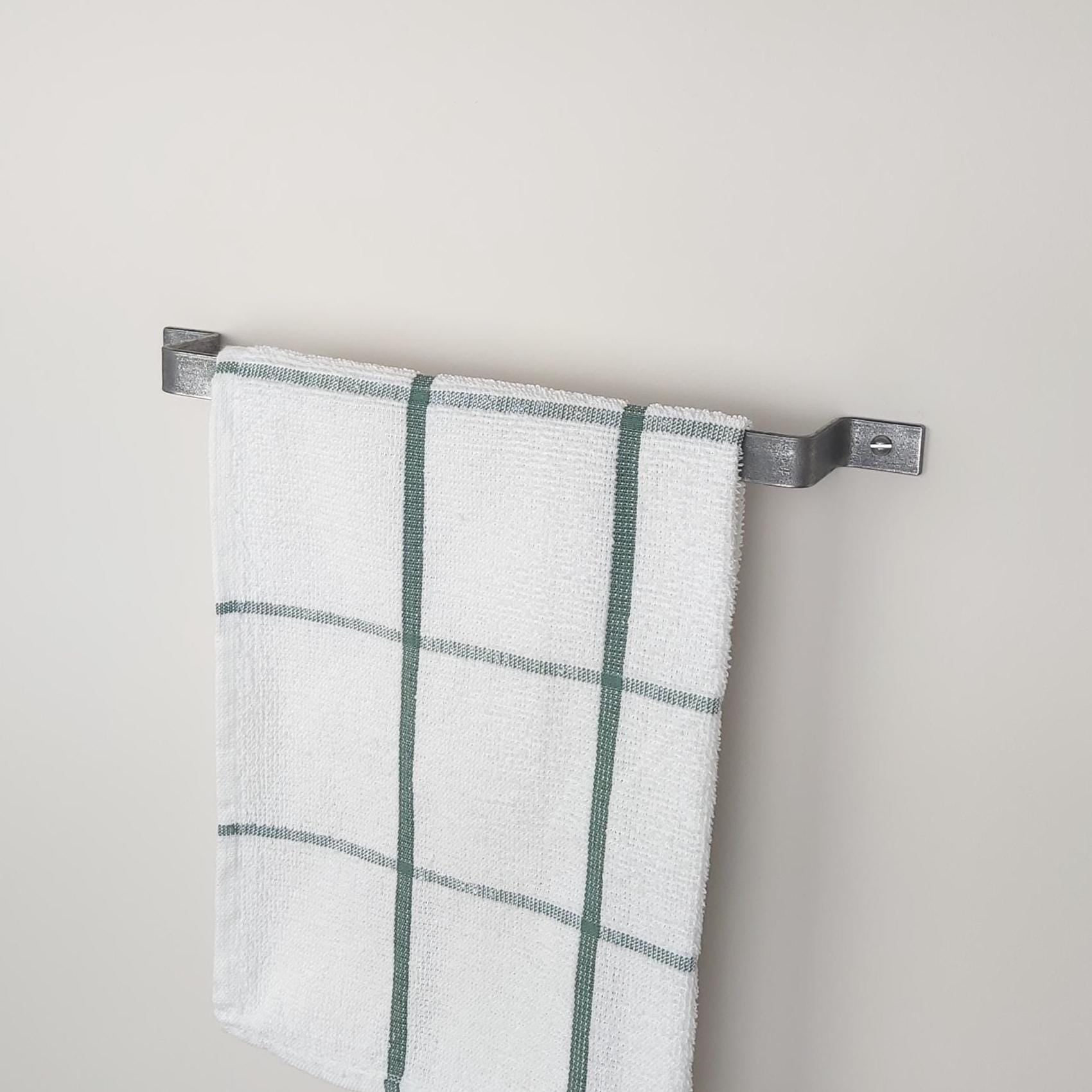 Pewter Towel Rail | Industrial Decor