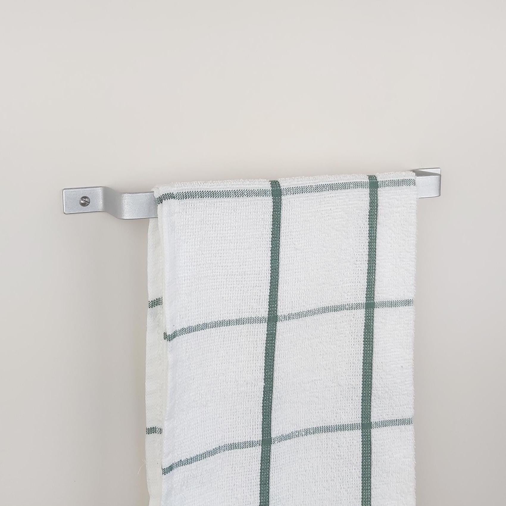 Silver Towel Rail | Industrial Decor