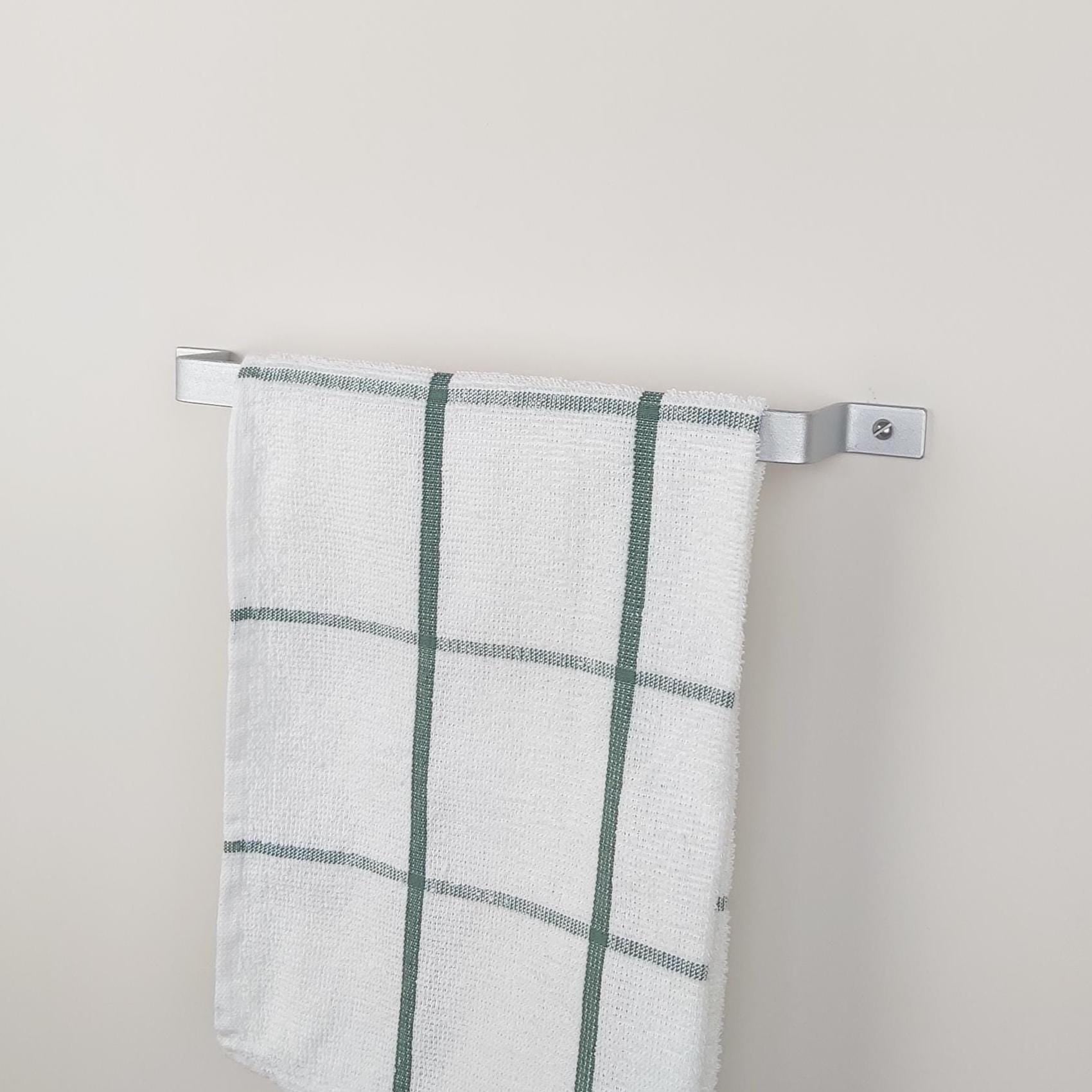 Silver Towel Rail | Industrial Decor