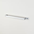 metallic silver metal towel rail for kitchen and bathroom