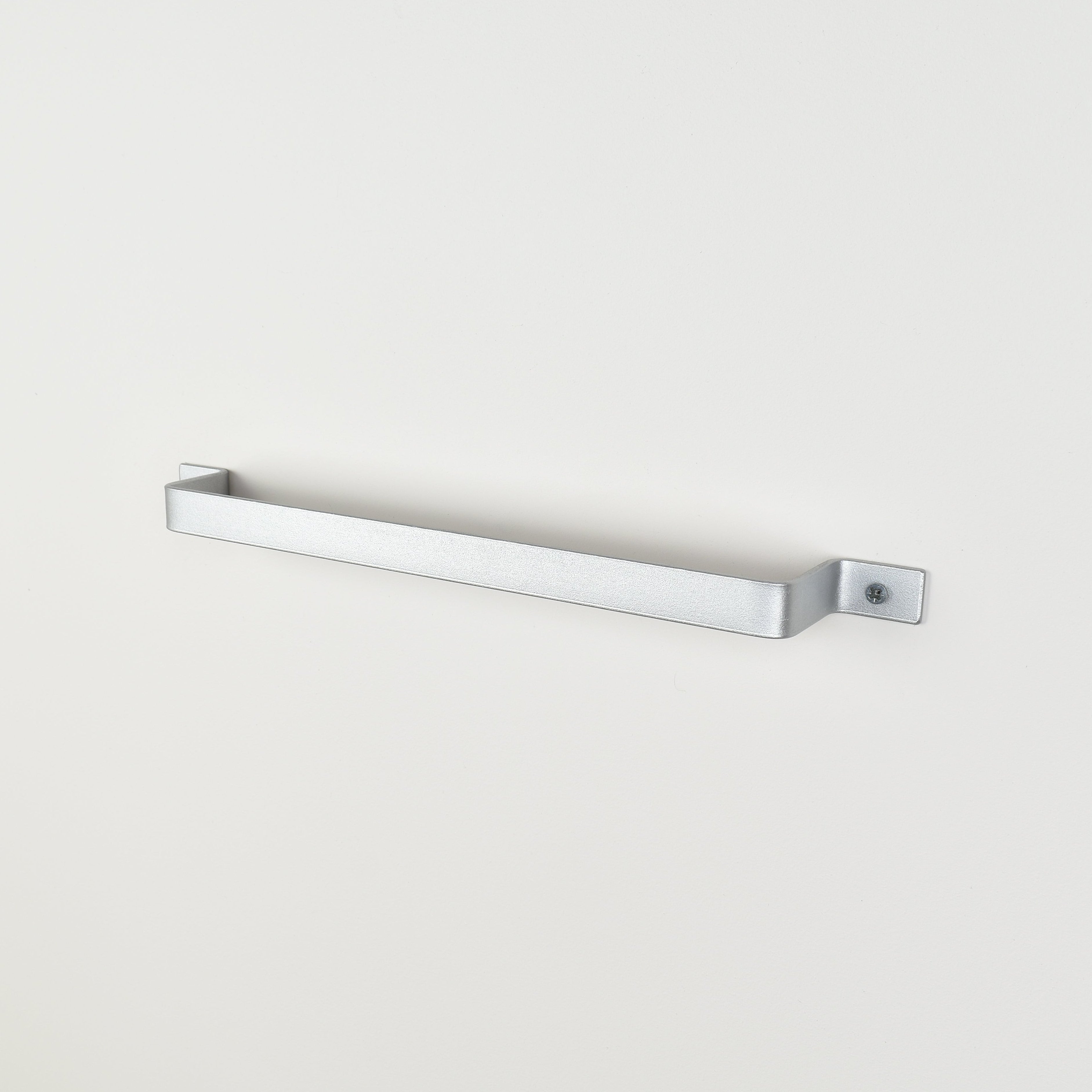 metallic silver metal towel rail for kitchen and bathroom