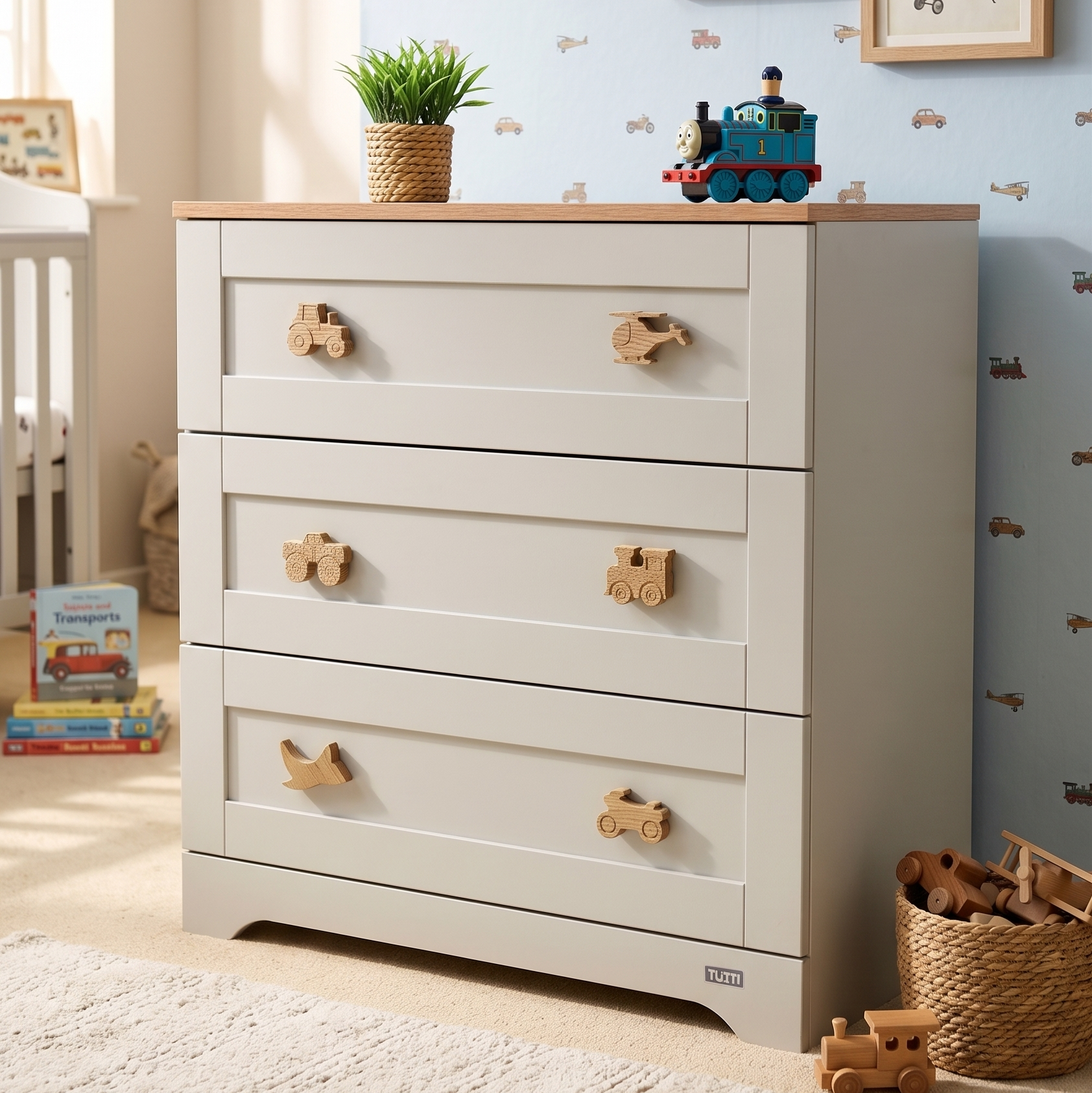 Transport Vehicle Drawer Knobs for Kids – Cute Nursery Cabinet Handles & Drawer Pulls